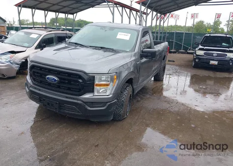 2022 Ford F-150 Xl из США, поврежденный, VIN 1FTMF1CB1NKE51677